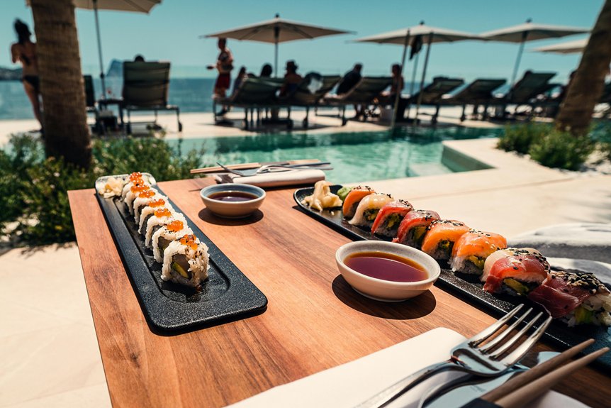 top seven mile beach dining