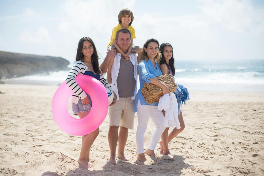 popular family friendly beaches