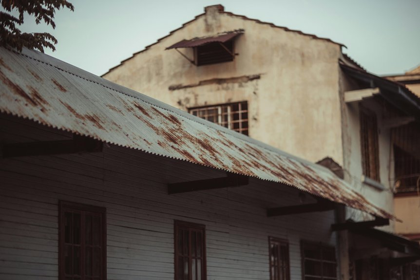 rust removal on metal roofs